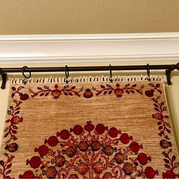 Kirsch Drapery Hardware Partial Rod Set (selling for parts) in rust shade - Picture 7 of 9